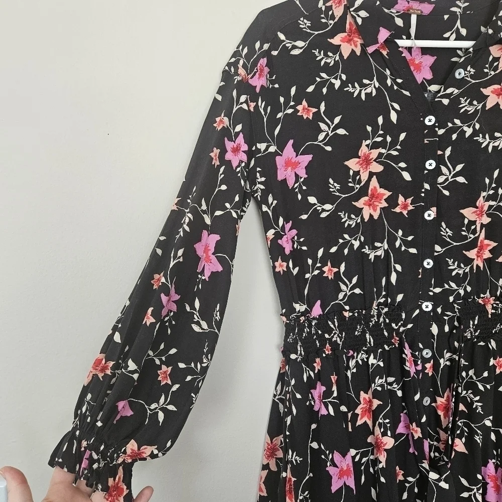 Free People Lighten Up floral mini dress size XS